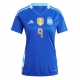 Argentina Julian Alvarez #9 Echipament de Fotbal Replică Copa America 2024 Femei Deplasare